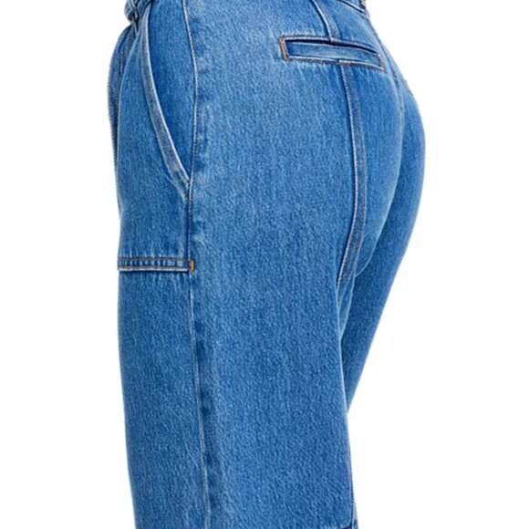 NEW DEREK LAM 10 CROSBY Made In Usa Ashton Utility Wide Leg Jeans denim 668tn - Picture 10 of 10